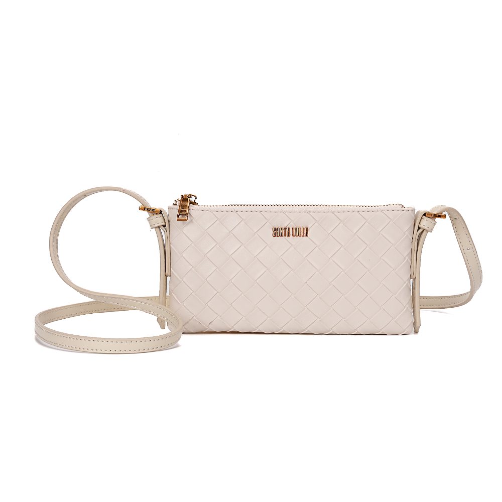 Bolsa Transversal Santa Lolla Off White Tresse