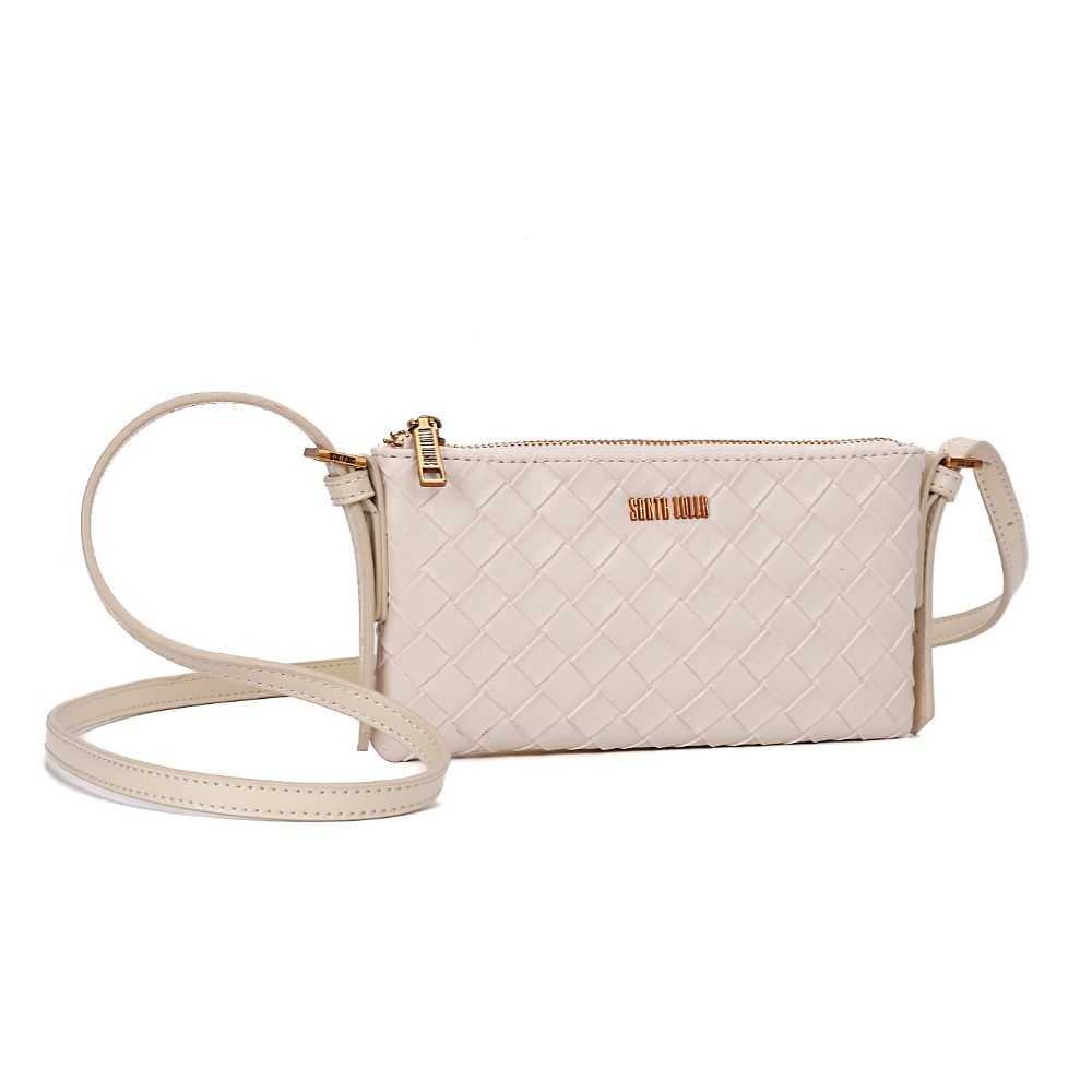 Bolsa Transversal Santa Lolla Off White Tresse