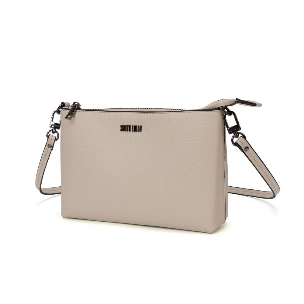Bolsa Transversal Santa Lolla Off White Zíper