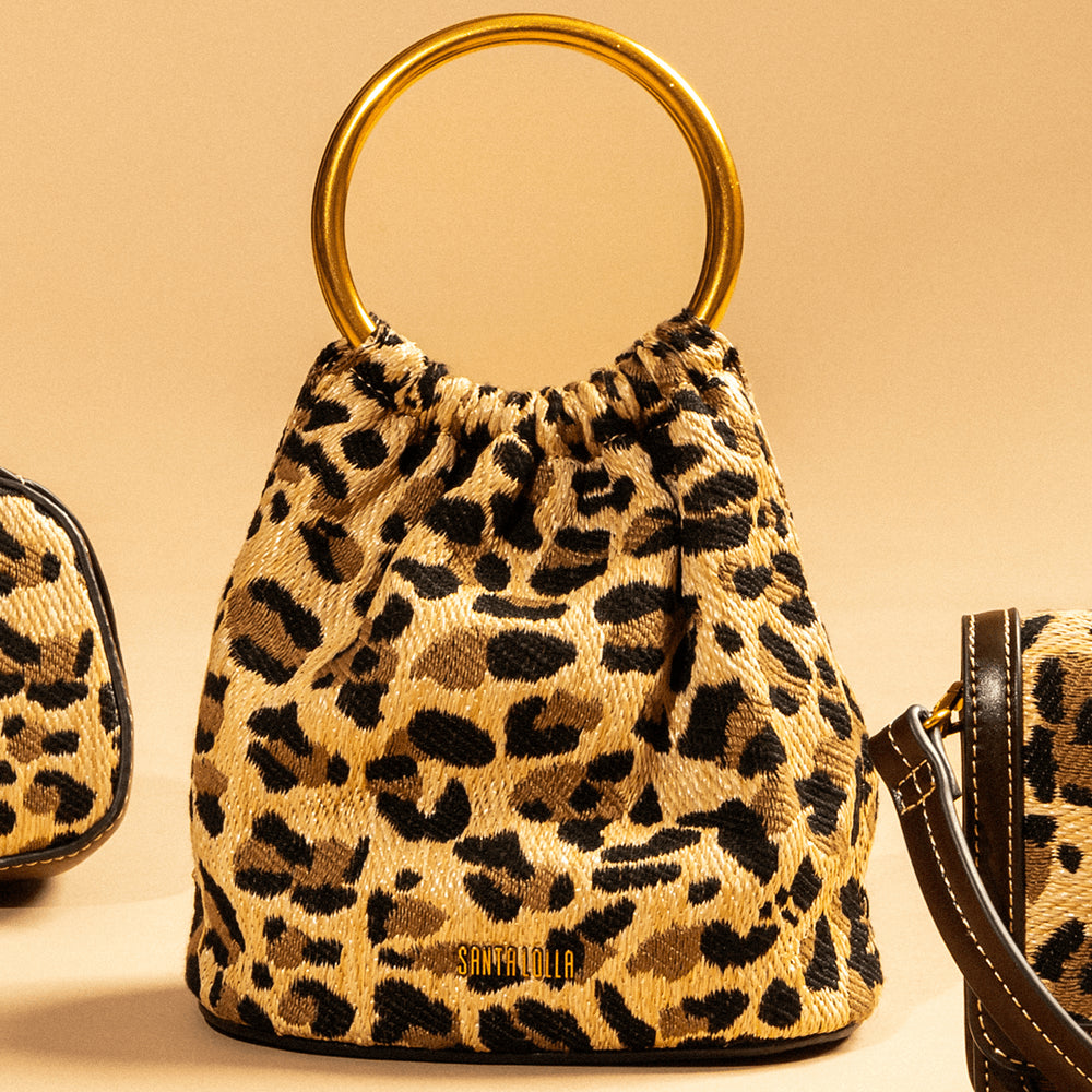Bolsa Transversal Santa Lolla Onça Alça Argola