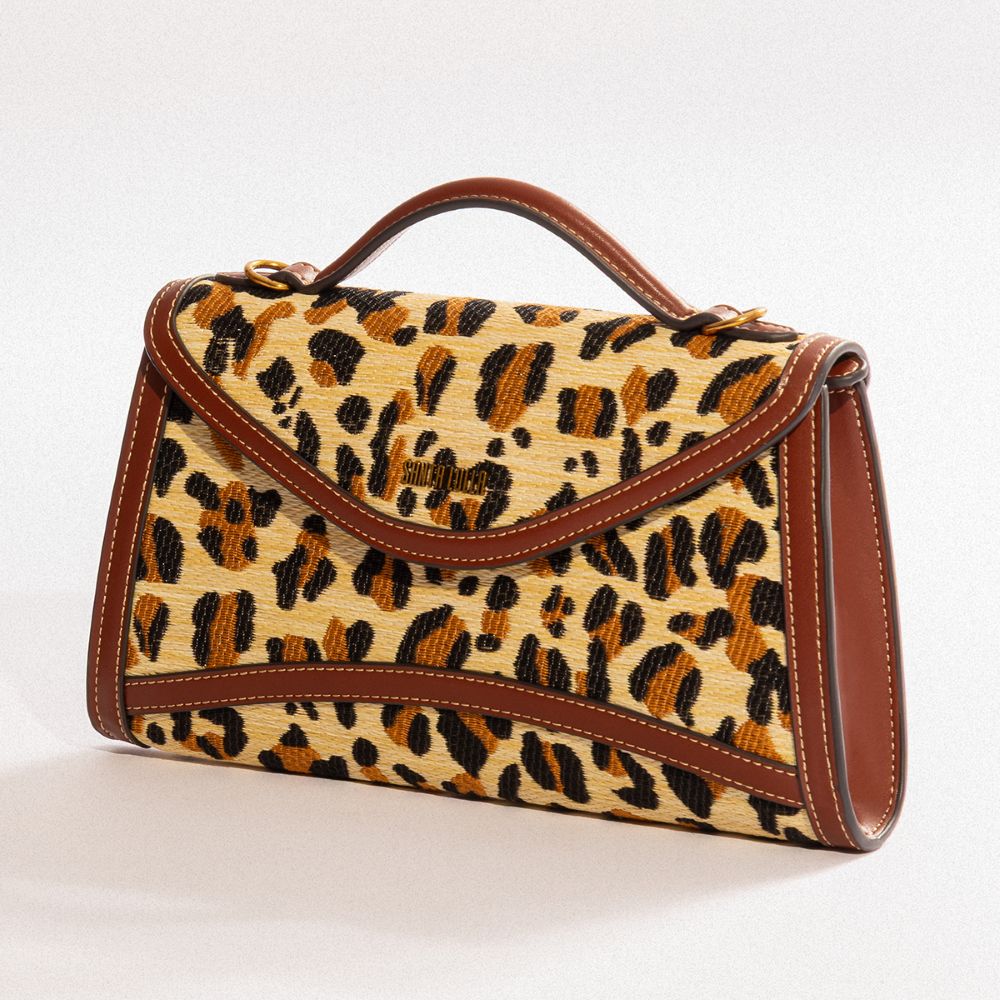 Bolsa Transversal Santa Lolla Onça Alças Duplas