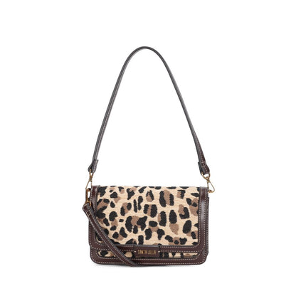 Bolsa Transversal Santa Lolla Onça Tramada Pequena