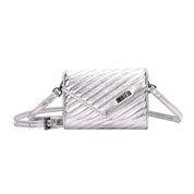 Bolsa Transversal Santa Lolla Prata Matelassê