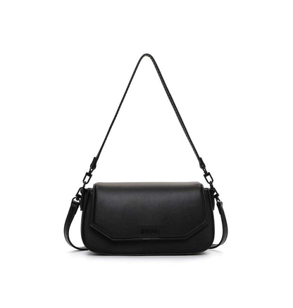 Bolsa Transversal Santa Lolla Preta Aba Estruturada