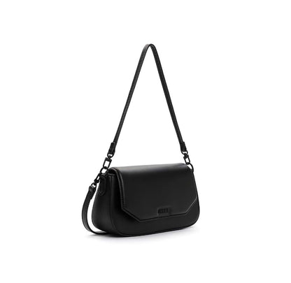 Bolsa Transversal Santa Lolla Preta Aba Estruturada