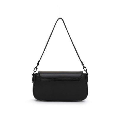 Bolsa Transversal Santa Lolla Preta Aba Estruturada