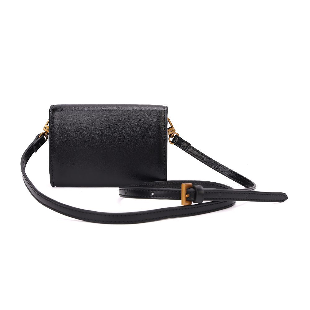 Bolsa Transversal Santa Lolla Preta Aba Triangular