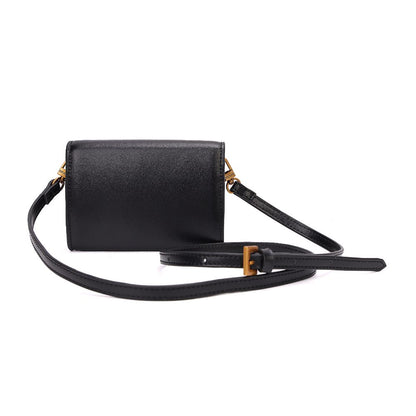 Bolsa Transversal Santa Lolla Preta Aba Triangular