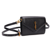 Bolsa Transversal Santa Lolla Preta Aba Triangular