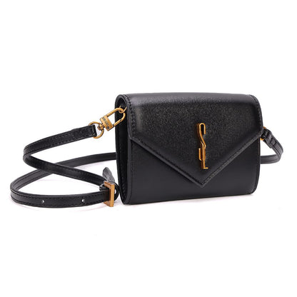 Bolsa Transversal Santa Lolla Preta Aba Triangular