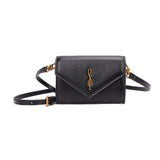 Bolsa Transversal Santa Lolla Preta Aba Triangular