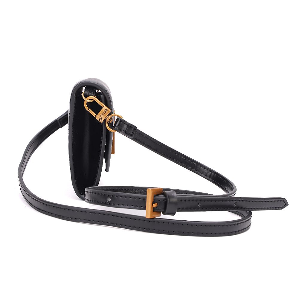 Bolsa Transversal Santa Lolla Preta Aba Triangular