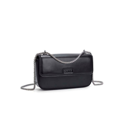 Bolsa Transversal Santa Lolla Preta Alça Corrente