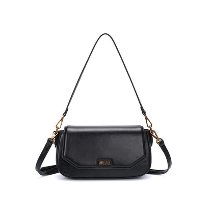 Bolsa Transversal Santa Lolla Preta Alças Duplas