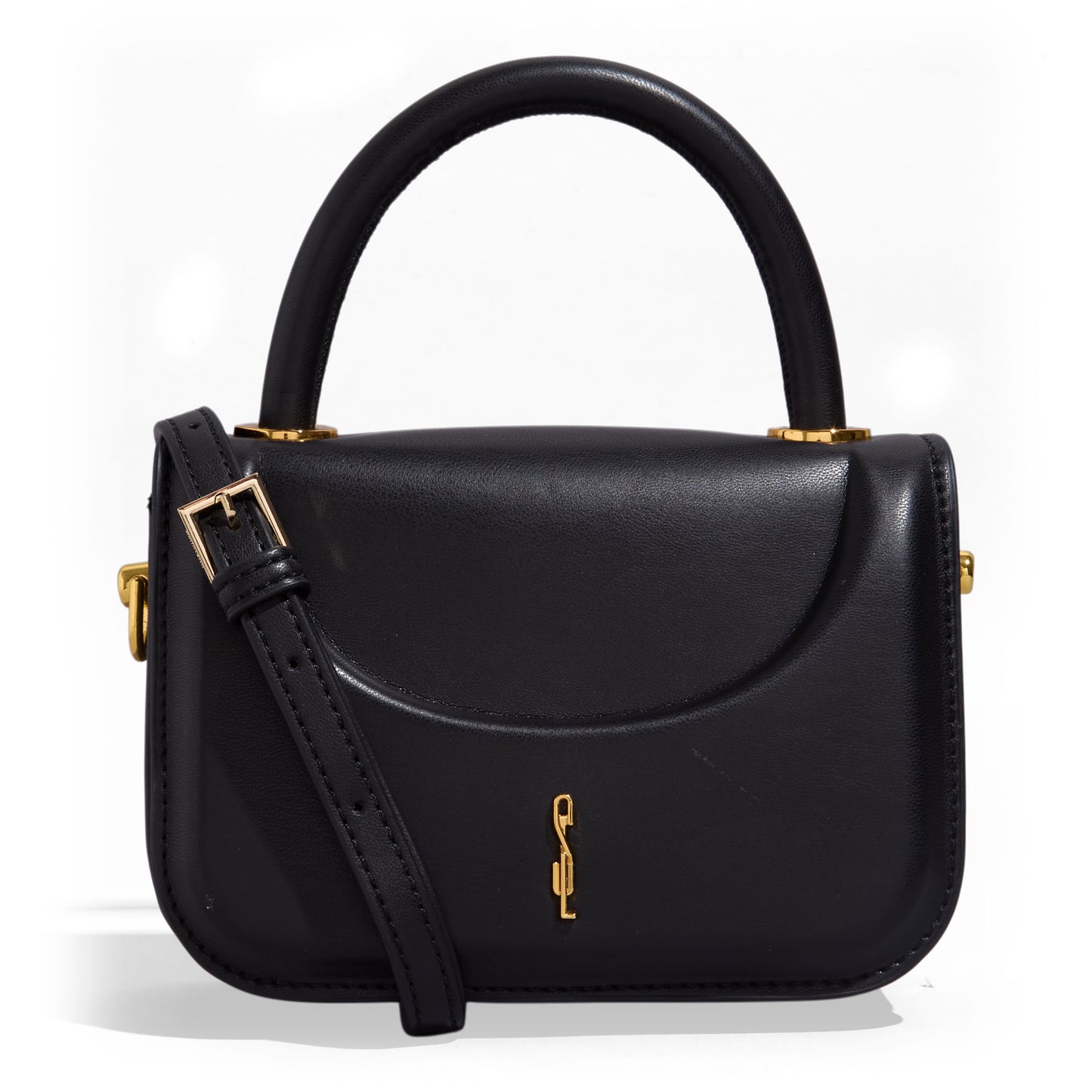 Bolsa Transversal Santa Lolla Preta Com Caixa