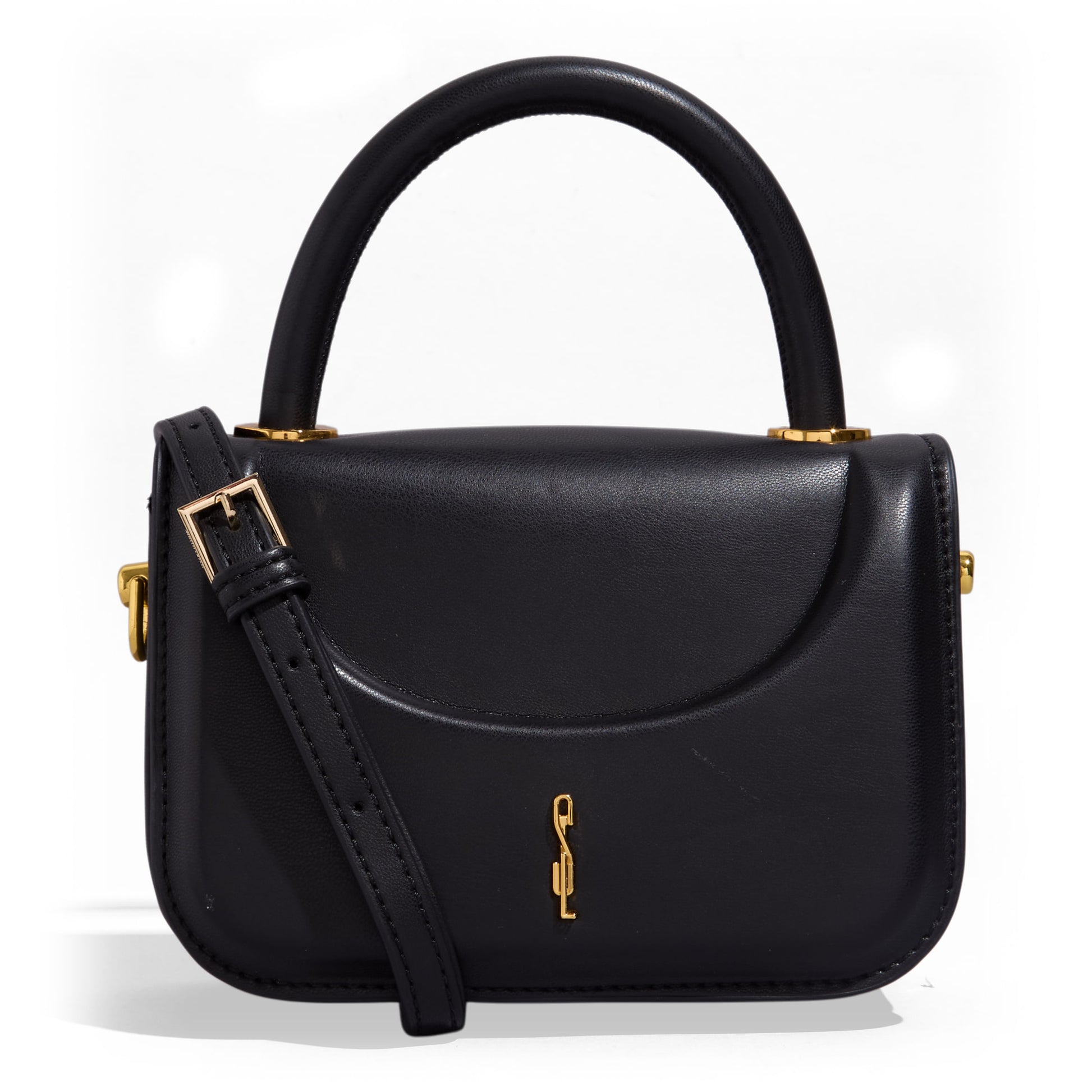 Bolsa Transversal Santa Lolla Preta Com Caixa