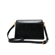 Bolsa Transversal Santa Lolla Preta Corrente Dourada