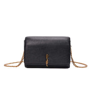 Bolsa Transversal Santa Lolla Preta Corrente Dourada