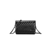 Bolsa Transversal Santa Lolla Preta Corrente Grafite