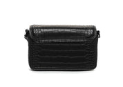 Bolsa Transversal Santa Lolla Preta Croco Aba