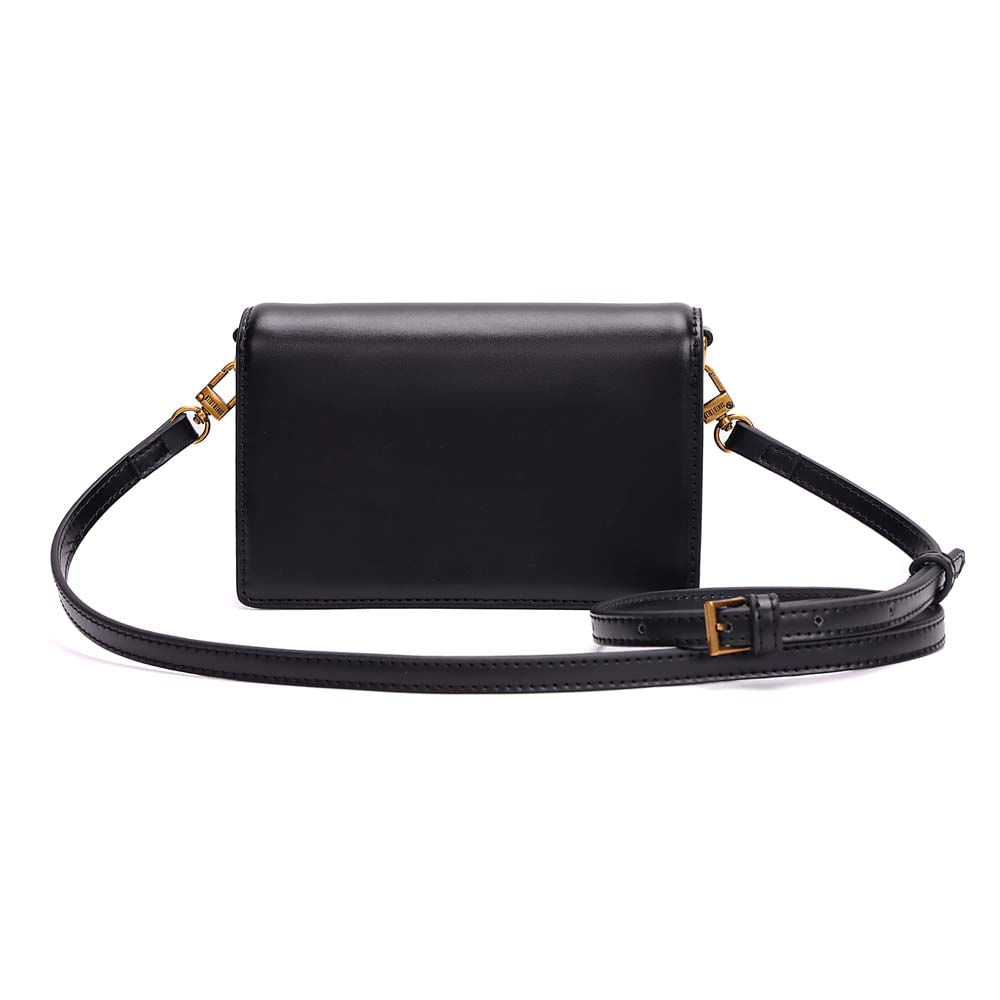 Bolsa Transversal Santa Lolla Preta Fecho Giratório