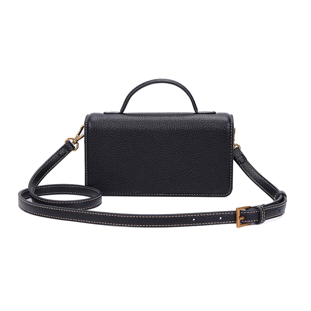 Bolsa Transversal Santa Lolla Preta Floater Fecho Giro