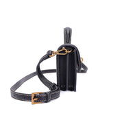 Bolsa Transversal Santa Lolla Preta Floater Fecho Giro