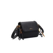 Bolsa Transversal Santa Lolla Preta Floater Zíper