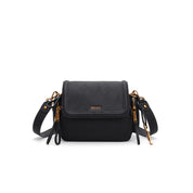 Bolsa Transversal Santa Lolla Preta Floater Zíper