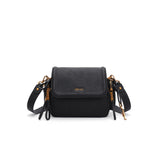 Bolsa Transversal Santa Lolla Preta Floater Zíper