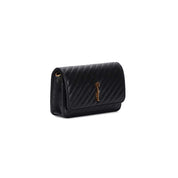 Bolsa Transversal Santa Lolla Preta Matelassê