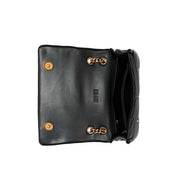 Bolsa Transversal Santa Lolla Preta Matelassê Corrente
