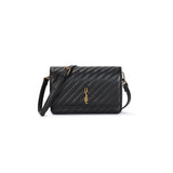 Bolsa Transversal Santa Lolla Preta Matelassê SL