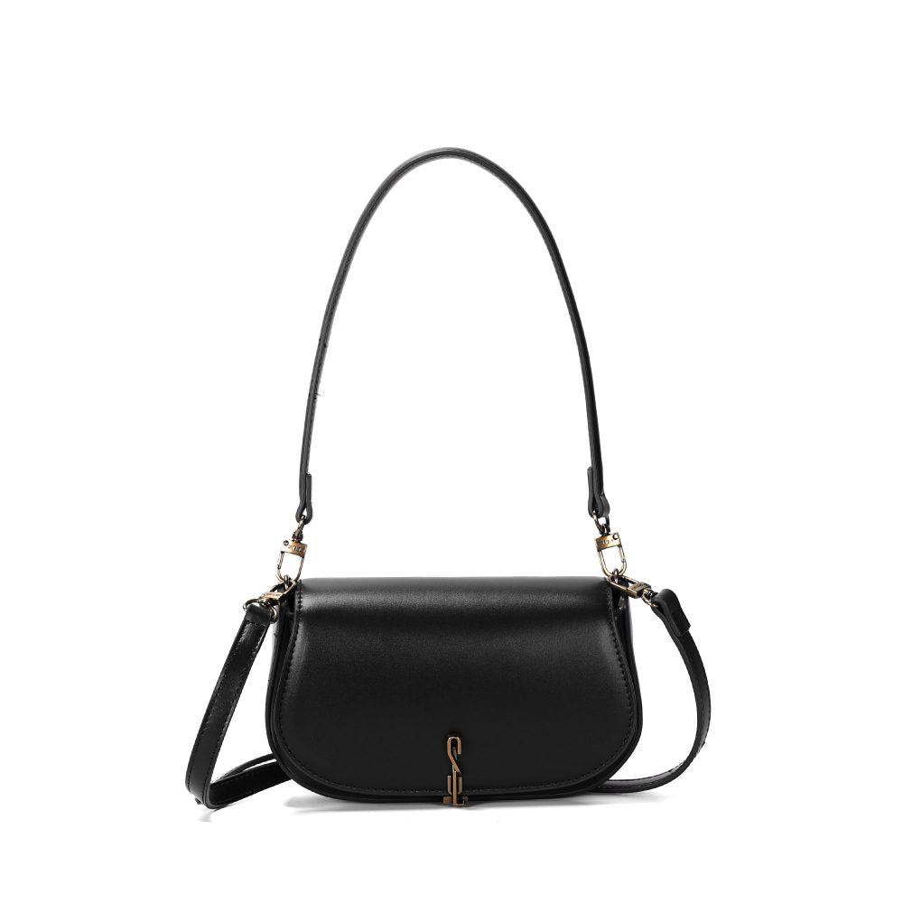 Bolsa Transversal Santa Lolla Preta Monograma