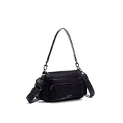 Bolsa Transversal Santa Lolla Preta Nylon Zíper