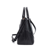 Bolsa Transversal Santa Lolla Preta Recortes Geométricos