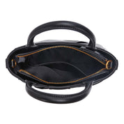 Bolsa Transversal Santa Lolla Preta Recortes Geométricos