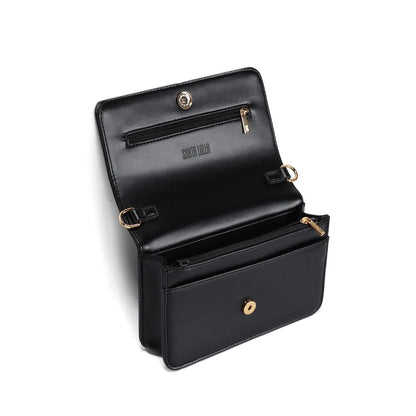 Bolsa Transversal Santa Lolla Preta Soft