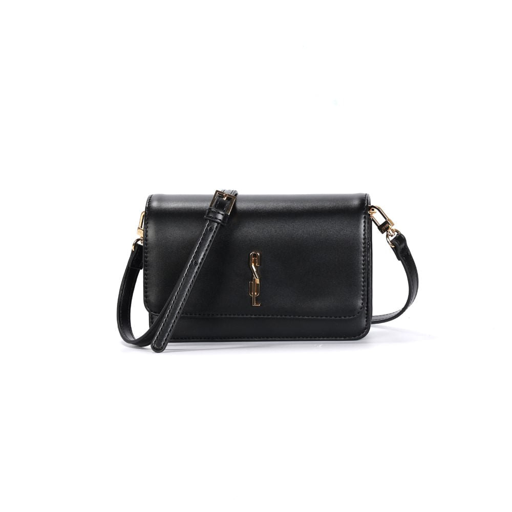 Bolsa Transversal Santa Lolla Preta Soft