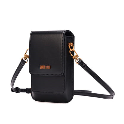 Bolsa Transversal Santa Lolla Preta Soft