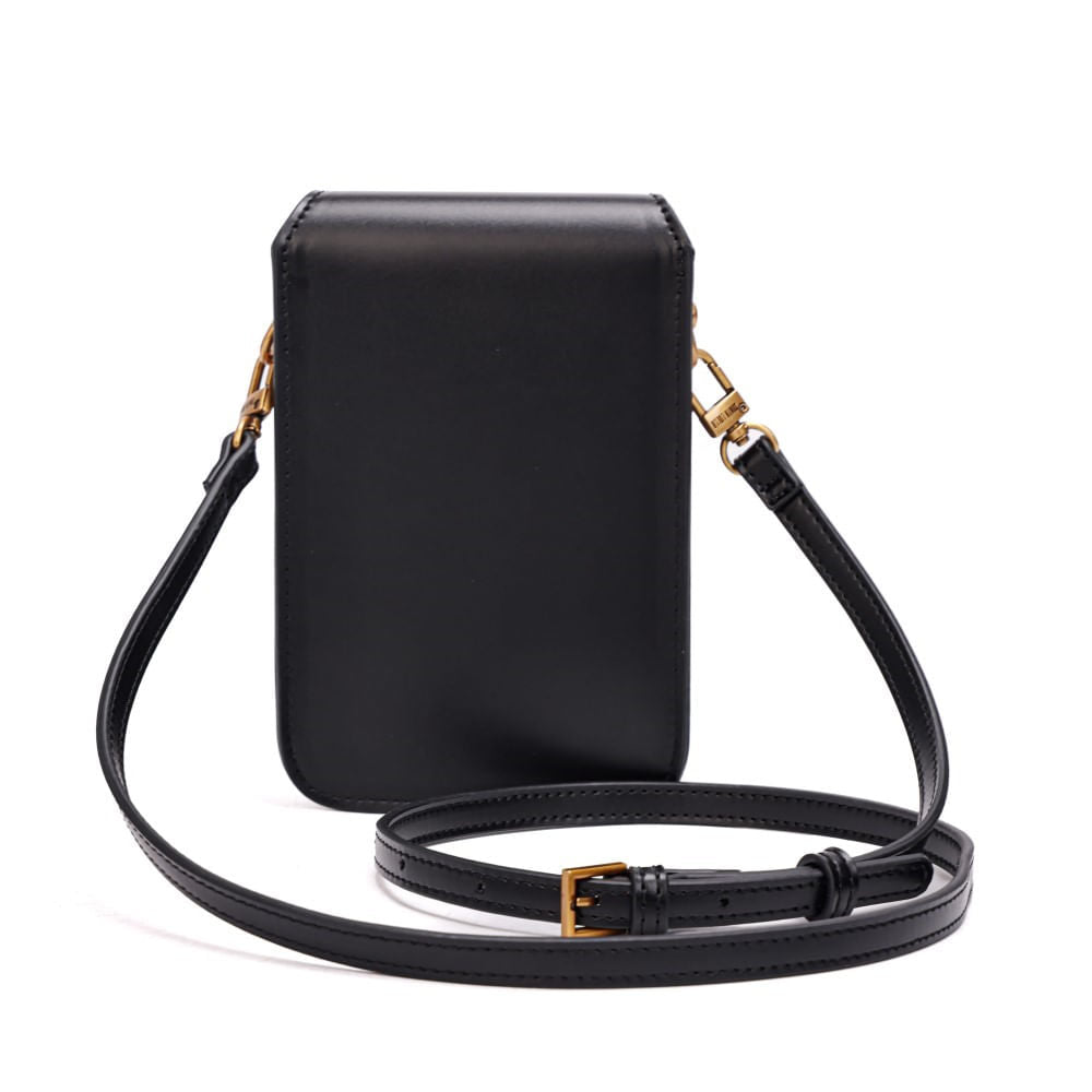 Bolsa Transversal Santa Lolla Preta Soft