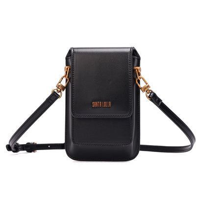 Bolsa Transversal Santa Lolla Preta Soft
