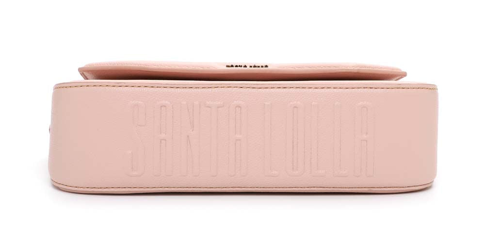 Bolsa Transversal Santa Lolla Rosa Aba Angular