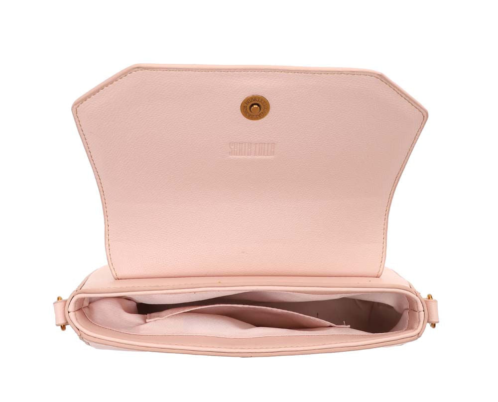 Bolsa Transversal Santa Lolla Rosa Aba Angular