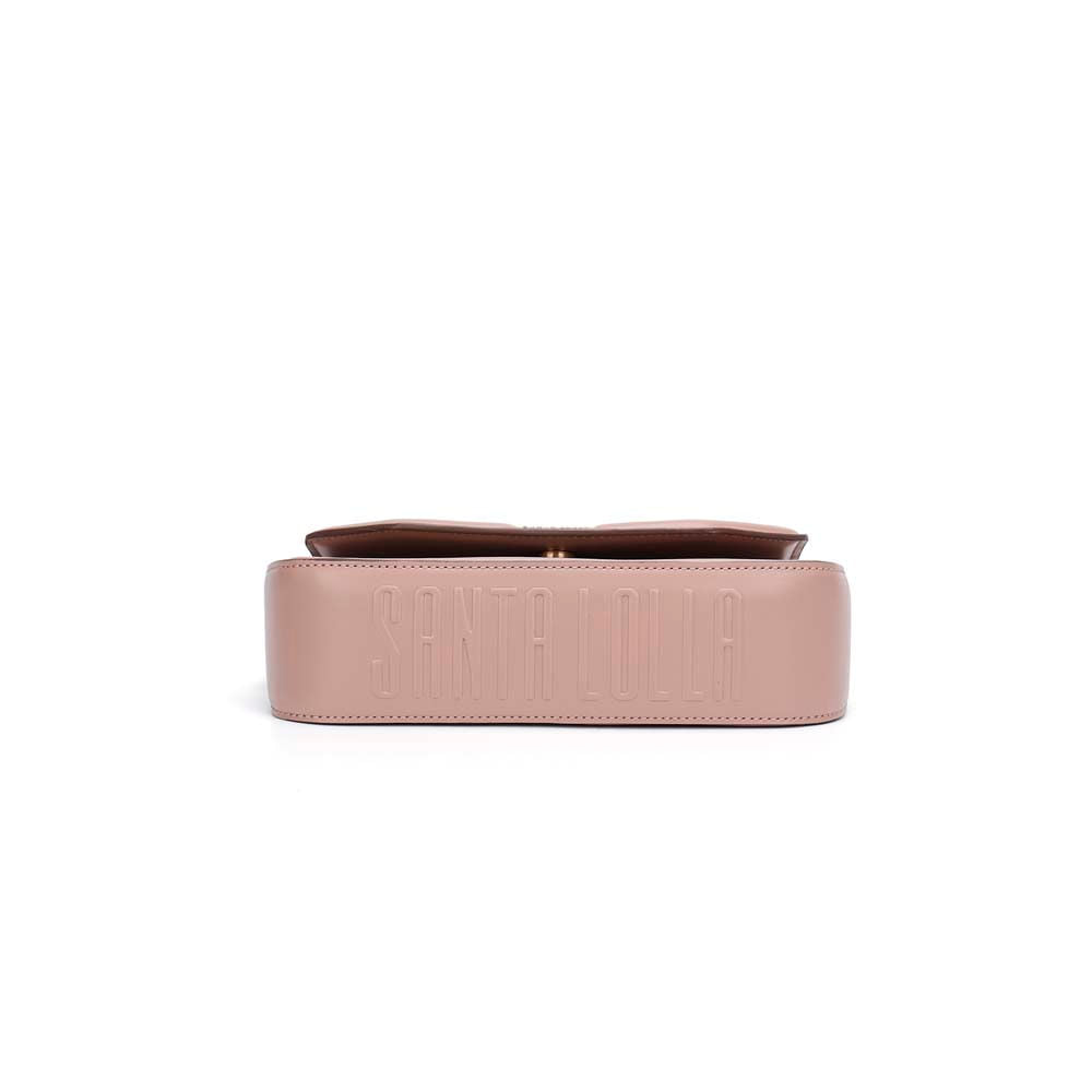 Bolsa Transversal Santa Lolla Rosa Alça Dupla