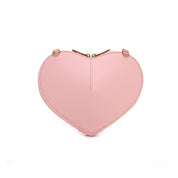 Bolsa Transversal Santa Lolla Rosa Coração Tachas