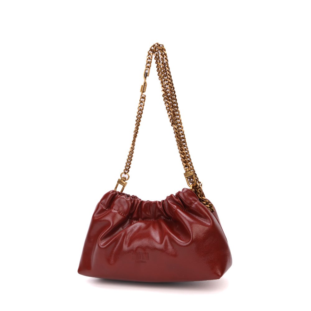 Bolsa Transversal Santa Lolla Terracota Alça Corrente