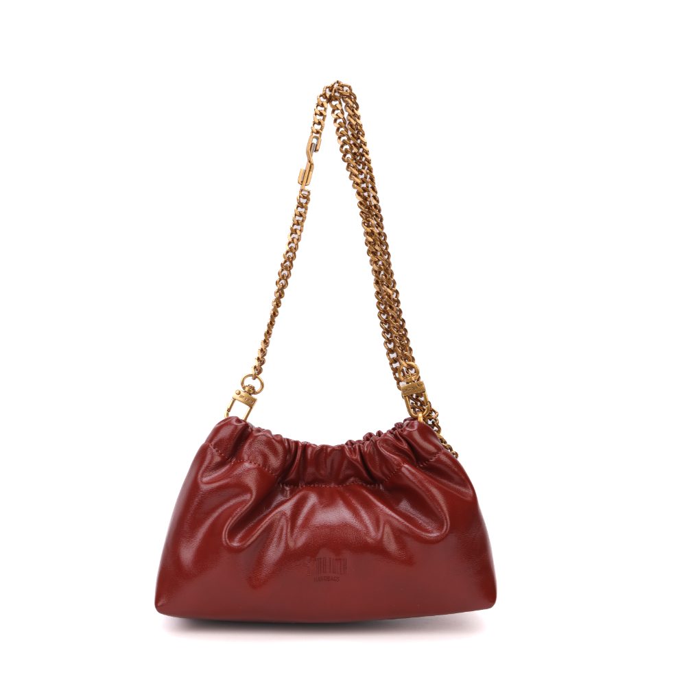 Bolsa Transversal Santa Lolla Terracota Alça Corrente