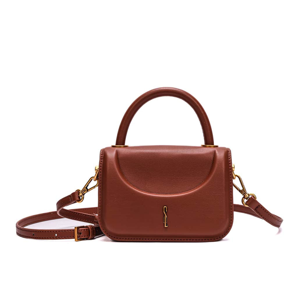 Bolsa Transversal Santa Lolla Terracota Alça Dupla