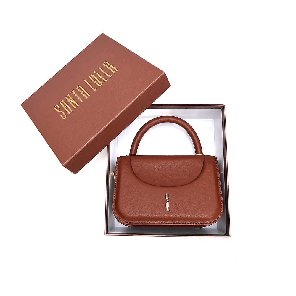 Bolsa Transversal Santa Lolla Terracota Alça Dupla